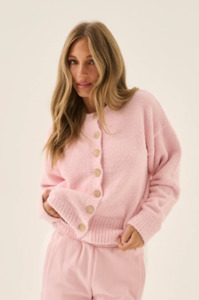 ARAMINTA JAMES Aimes Shell Cardigan - Ballet Pink