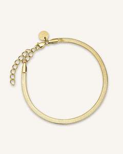 Rosefield: ROSEFIELD Snake Bracelet - Gold