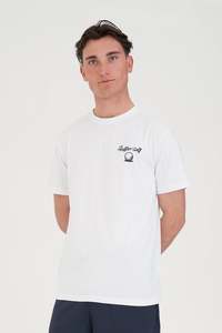 HUFFER Classic Tee / Perch - White