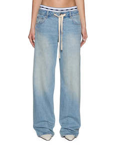 Ksubi: KSUBI Low Rider Boxer Traveller - Blue Plaid Denim