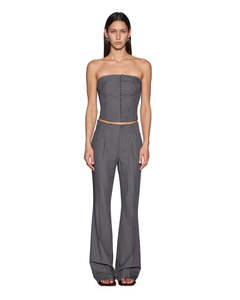 Ksubi: KSUBI Soho Trouser - Grey Pinstripe