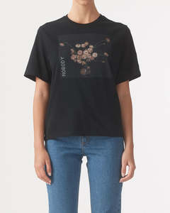 Nobody Denim: NOBODY DENIM Wild Bouquet Tee - Black