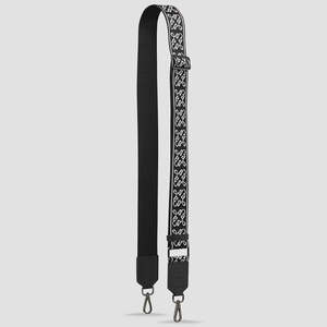 Status Anxiety: STATUS ANXIETY Jacquard Strap Medium - Black