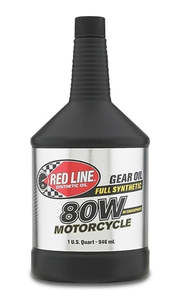 80W MOTORCYCLE GEAR OIL W/SHOCKPROOF QUART