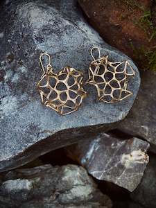 Jewellery Nz Earrings Redmanuka 1: Large Archaea Earrings | nz jewellery | redmānuka