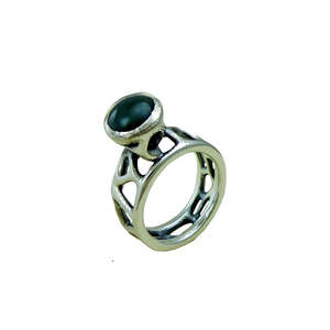 Pounamu Lichen Ring