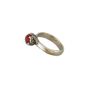 Carnelian Blossom Ring