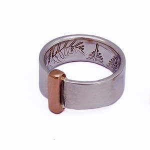 Signature Pieces: Strata Ring — Silver and Gold