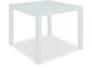 Matzo Dining Table White 900 sq
