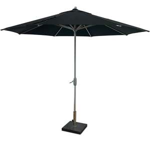 Outdoor Furniture: Cabo 3m Round Auto Tilt Umbrella Latte