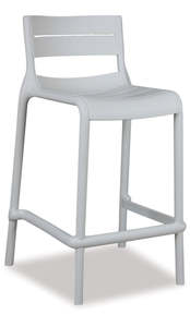Outdoor Furniture: Villa Barstool White
