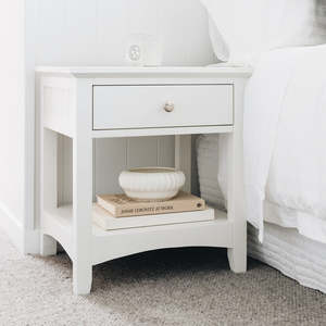 Bedroom: Jessica bedside table 1 draw