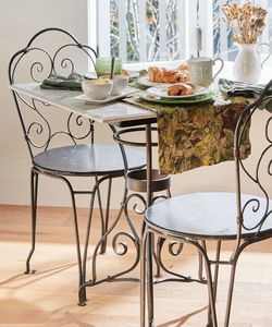 Dining: Paris Black Iron Chair