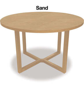 Connect 1200 Round Table Sand Tokyo Leg