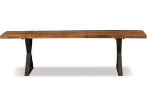 Dining Chairs: Cross Bench