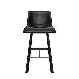 Barstools: Rustic Barstool Black