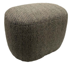 Living: Bella Ottoman Caramel & Black