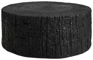 Living: Black Log Coffee Table