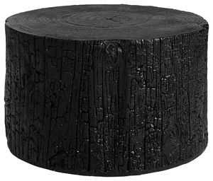 Living: Black Log Side Table