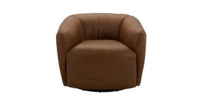 Luigi Swivel Armchair Dakota Tan