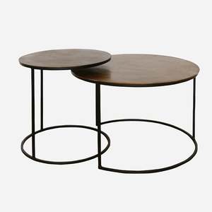 Coffee Side Tables: New York Round Nest Tables