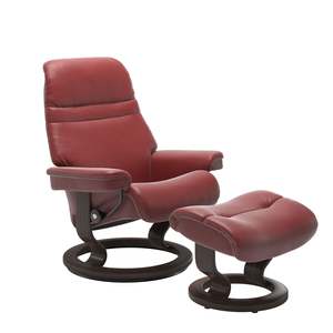 Recliners: Stressless Sunrise Large Bordeaux