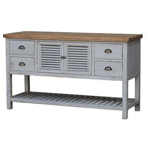 Consoles Sideboards Shelving: Grey Buffet