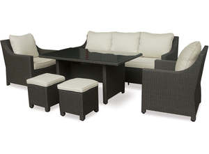 Outdoor Dining: mesa 6 pce dining suite