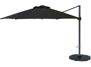 Tulip 3.3 Cantilever Black Umbrella
