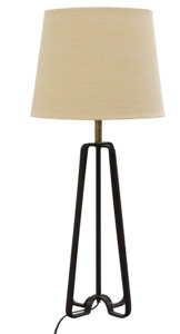 Leather Black Lamp/Shade