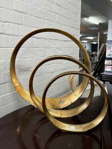 Home Decor: Round Loops Brass Set 3