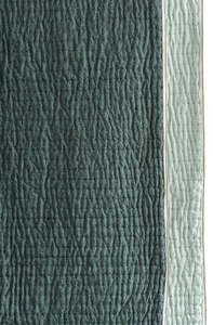 Linen Homewares: Appetto Coverlet Mallard 240x220cm