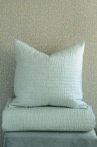 Misaka Eurosham Duck Egg Pair 65x65cm