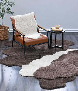 Rugs: NZ Sheepskin Single Mushroom