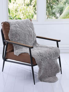 NZ Short Wool Rug, Double, Pebble