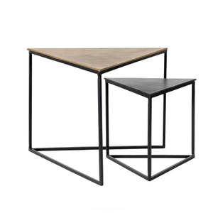Clearance: Cairo Triangle Nest Side Table