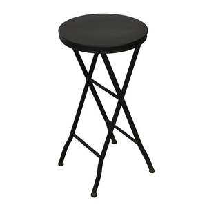Folding Side Table, Black