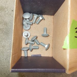 Galvanised fasteners: M8 x 90 Coach Bolt & Nut