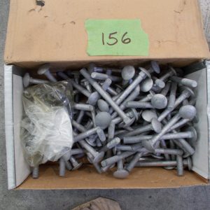 Galvanised fasteners: M8 x 110 Coach Bolt only