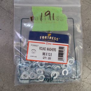 Zinc Fasteners - Redpath: M20 x 37X2 Flat washer only