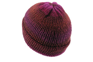 Brown Purple Woollen Beanie Red Rock Hats