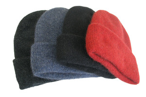 Merino Possum Beanie Red Rock Hats
