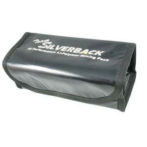 2020 Waikato Indoor Offroad Carpet Champs: Silverback Lipo Battery Charging Bag (Black) with Plastic Battery Box (2pcs)