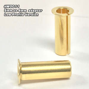 2020 Waikato Indoor Offroad Carpet Champs: Silverback 5mm to 4mm Ultra Low Resistance Plug (GOLD) 2pcs (Low Profile)