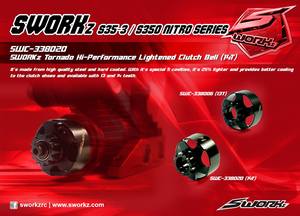 SWORKz Tornado Hi-Performance Lightened Clutch Bell (13T)