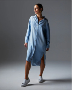 Fate Becker: Fate + Becker Flight Shirt Dress