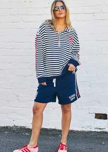 Hammill Co: Hammill & Co Retro Shorts With Side Stripes