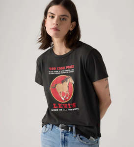 Levis Graphic Boxy TShirt Western Archival