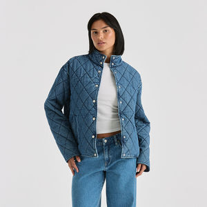 Riders By Lee: Riders By Lee Denim Quilted Bomber