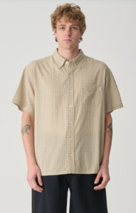 S Double: S-DOUBLE Stock Check Classic S/S Shirt